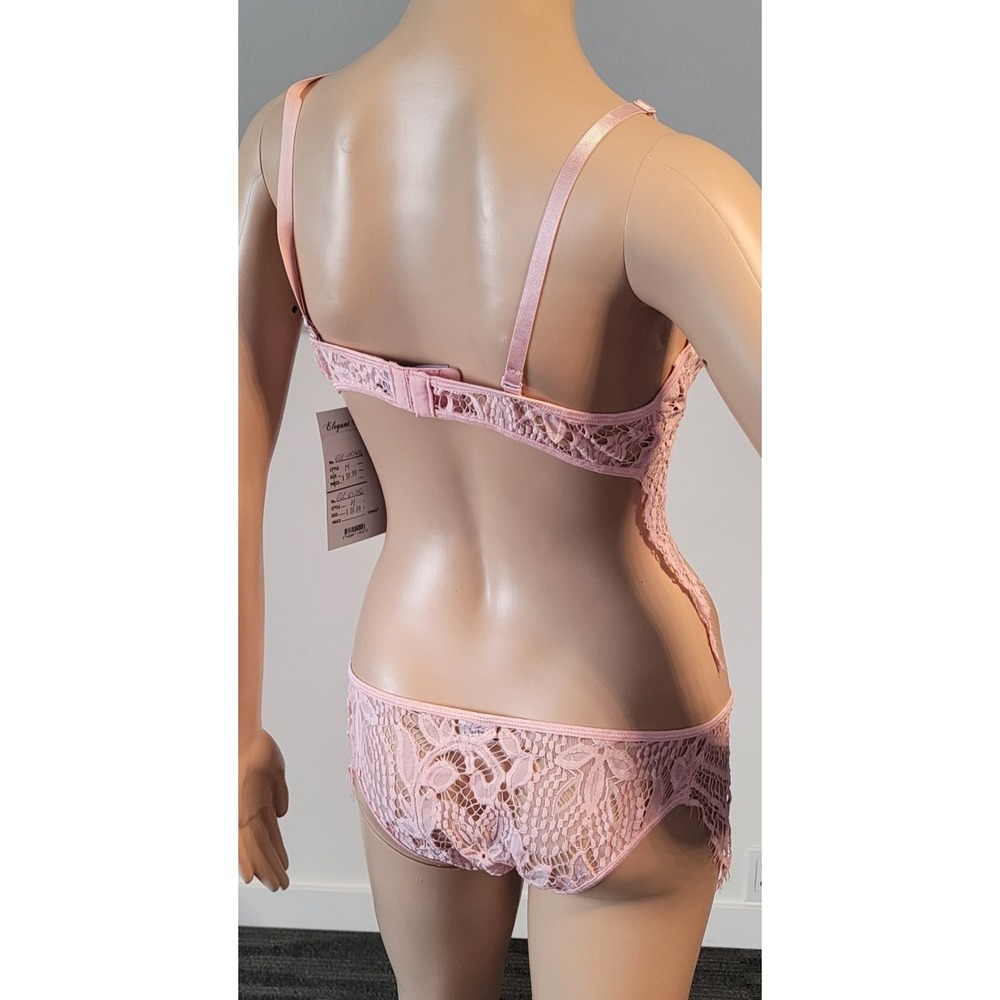 Sexy-Pink-Women-Party-Babydoll-Teddy-G-String-Clubwear Medium‎ ELE-115146 - Picture 9 of 10